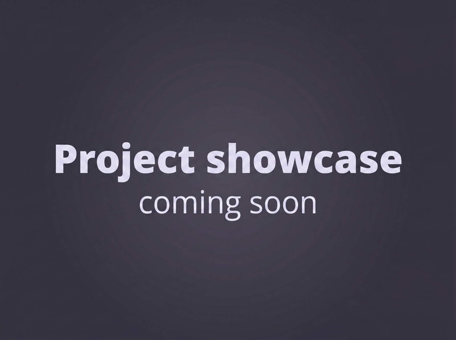 Coming soon