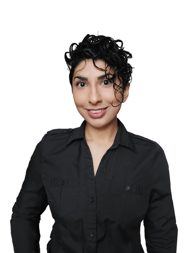 Tima profile image, smiling.